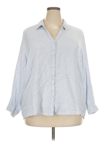 Tahari 3/4 Sleeve Button-Down Shirt (view 1)