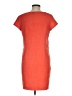 Ellen Tracy 100% Polyester Solid Orange Casual Dress Size 6 - photo 2