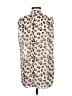 Dina Be Animal Print Silver Sleeveless Blouse Size M - photo 2