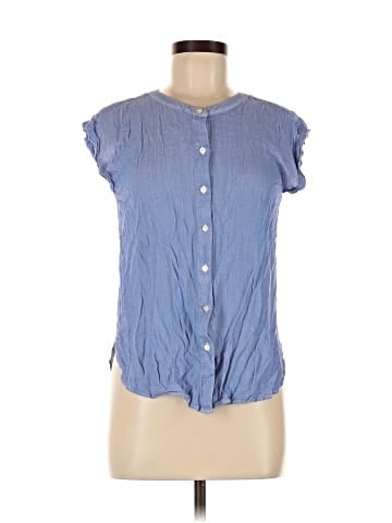 Ann Taylor LOFT Short Sleeve Henley (view 1)
