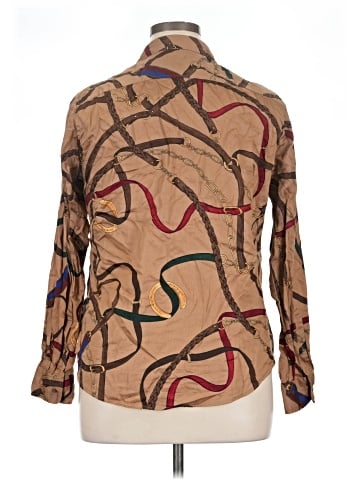 Lauren by Ralph Lauren Long Sleeve Button-Down Shirt (view 2)