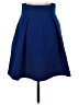 Black Halo Solid Blue Formal Skirt Size 4 - photo 1