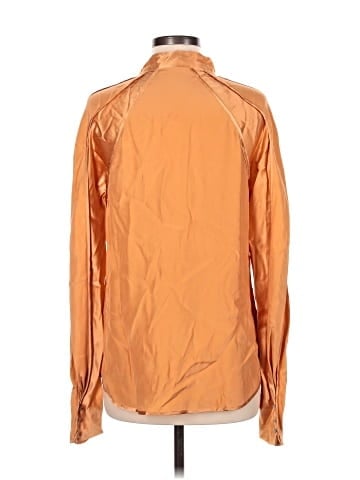 Rachel Roy Long Sleeve Silk Top (view 2)