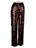 Pantora Animal Print Gold Casual Pants Size XL - photo 1