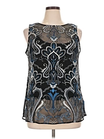 White House Black Market Sleeveless Blouse (view 1)