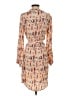 Left Coast by Dolan Print Tan Casual Dress Size XS - photo 2