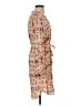 Left Coast by Dolan Print Tan Casual Dress Size XS - photo 4