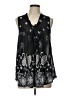 Ember 100% Polyester Black Sleeveless Blouse Size L - photo 1
