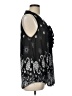 Ember 100% Polyester Black Sleeveless Blouse Size L - photo 4