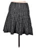 Max Studio Houndstooth Black Casual Skirt Size M - photo 1