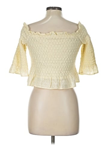 American Eagle Outfitters 3/4 Sleeve Blouse (view 2)