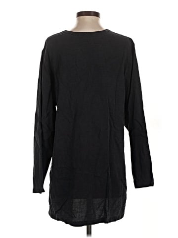 Eileen Fisher Long Sleeve Silk Top (view 2)