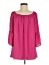 Violet & Claire 100% Polyester Pink 3/4 Sleeve Blouse Size M - photo 1
