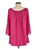 Violet & Claire 100% Polyester Pink 3/4 Sleeve Blouse Size M - photo 2