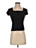 Pink Republic Black Short Sleeve Top Size XS - photo 1