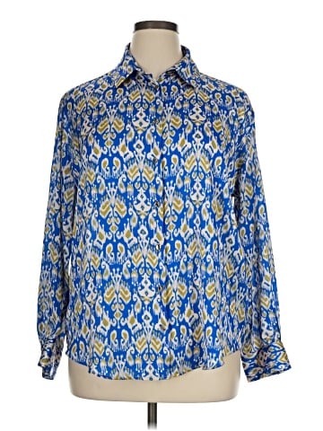 Zara Long Sleeve Button-Down Shirt (view 1)