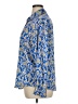 Zara Paisley Blue Long Sleeve Button-Down Shirt Size XL - photo 5