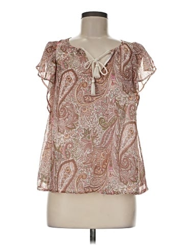 Lucky Brand Short Sleeve Blouse (view 1)