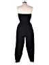 Almost Famous 100% Polyester Solid Black Jumpsuit Size XL - photo 2