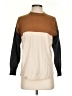 Tea n Rose Color Block Brown Turtleneck Sweater Size S - photo 1