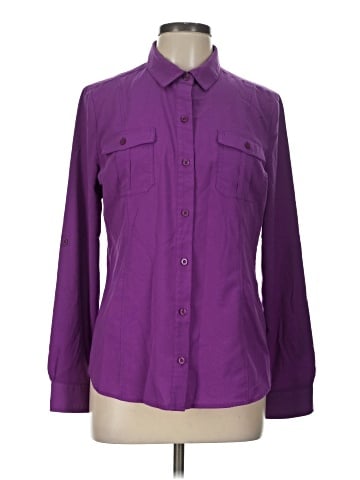 Dana Buchman Long Sleeve Blouse (view 1)