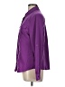 Dana Buchman 100% Polyester Solid Purple Long Sleeve Blouse Size L - photo 5