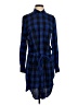 Rag & Bone Plaid Blue Casual Dress Size S - photo 1