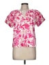 Nicole Miller Pink Short Sleeve Polo Size M - photo 1