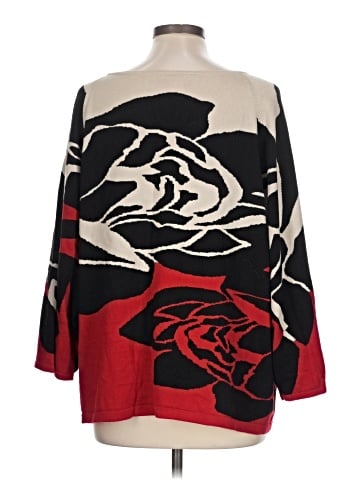 Joan Vass Pullover Sweater (view 2)