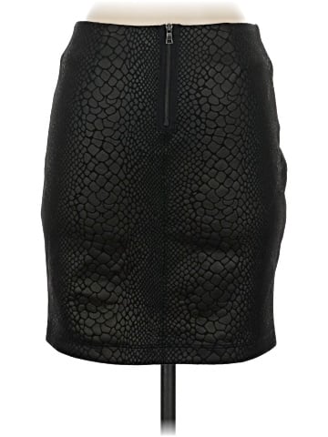David Lerner Faux Leather Skirt (view 2)