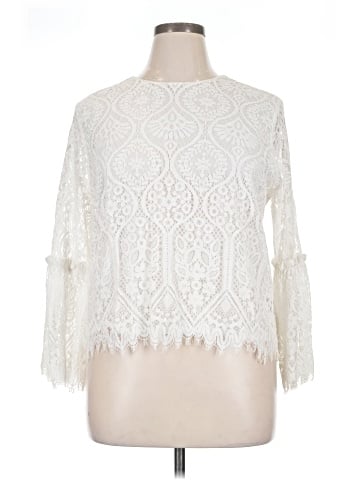Worthington 3/4 Sleeve Blouse (view 1)