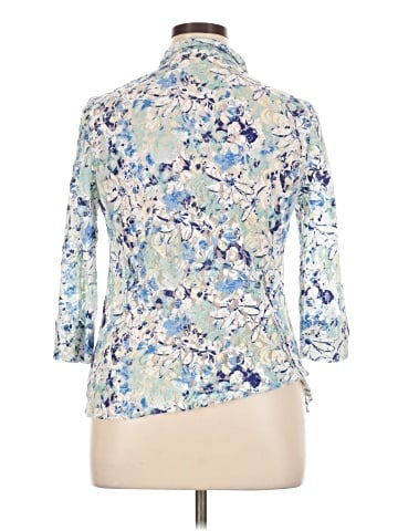 Napa Valley 3/4 Sleeve Button-Down Shirt (view 2)