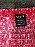 Shein 100% Polyester Hearts Pink Cocktail Dress Size L - photo 7