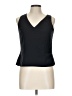 Tahari 100% Polyester Black Sleeveless Blouse Size 10 - photo 1