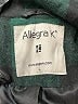 Allegra K 100% Polyester Plaid Green Coat Size L - photo 6