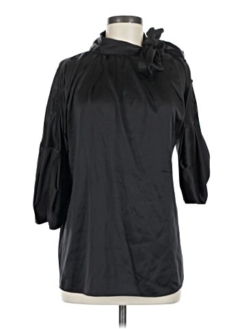Etcetera 3/4 Sleeve Silk Top (view 1)
