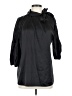 Etcetera Black 3/4 Sleeve Silk Top Size 8 - photo 1