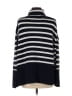 Gap 100% Cotton Stripes Blue Turtleneck Sweater Size L - photo 2
