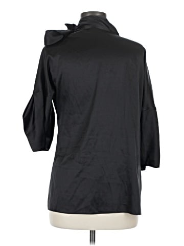 Etcetera 3/4 Sleeve Silk Top (view 2)