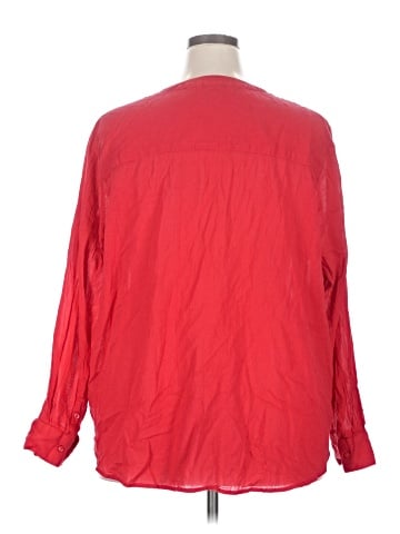 Liz Claiborne 3/4 Sleeve Button-Down Shirt (view 2)