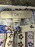 Ann Taylor LOFT Paisley Blue Long Sleeve Blouse Size XL - photo 7