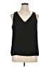 Ann Taylor Black Sleeveless Blouse Size XL - photo 1