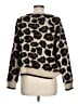Planet Gold Animal Print Brown Pullover Sweater Size L - photo 2