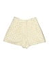 Aqua 100% Polyester Tweed Ivory Shorts Size XS - photo 1