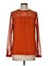 Allegra K Orange Long Sleeve Blouse Size M - photo 1