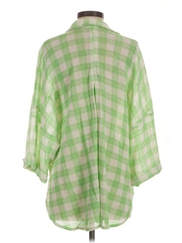 Out From Under 3/4 Sleeve Button-Down Shirt (view 2)