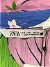 Zara Floral Green 3/4 Sleeve Blouse Size S - photo 7
