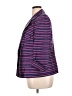 Talbots Stripes Purple Blazer Size 14 - photo 5