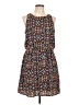 Xhilaration 100% Polyester Paisley Blue Casual Dress Size L - photo 1