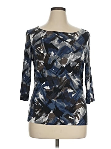 Tribal 3/4 Sleeve Top (view 1)